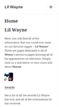 Mobile Screenshot of lilwayne.com